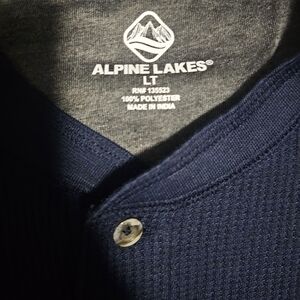 Alpine Lakes Navy Blue Button-Up Shirt